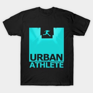 Urban Athlete Aqua Print T-Shirt